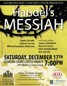 Handel's Messiah poster